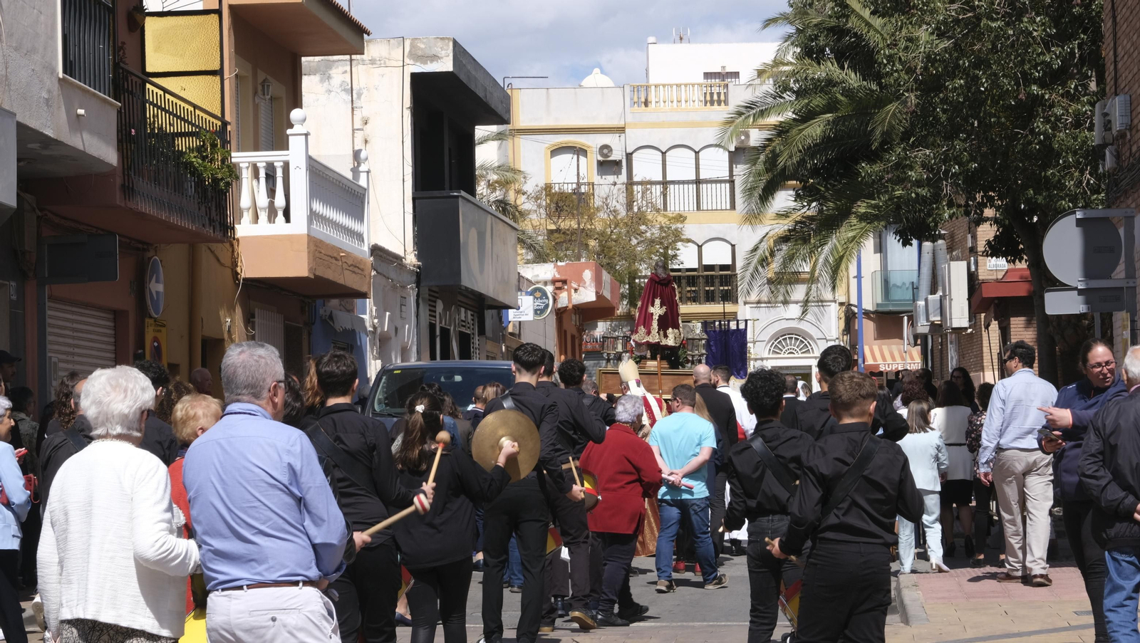 Imágenes de la bendición de la Borriquita de El Alquián, por el Obispo de Almería