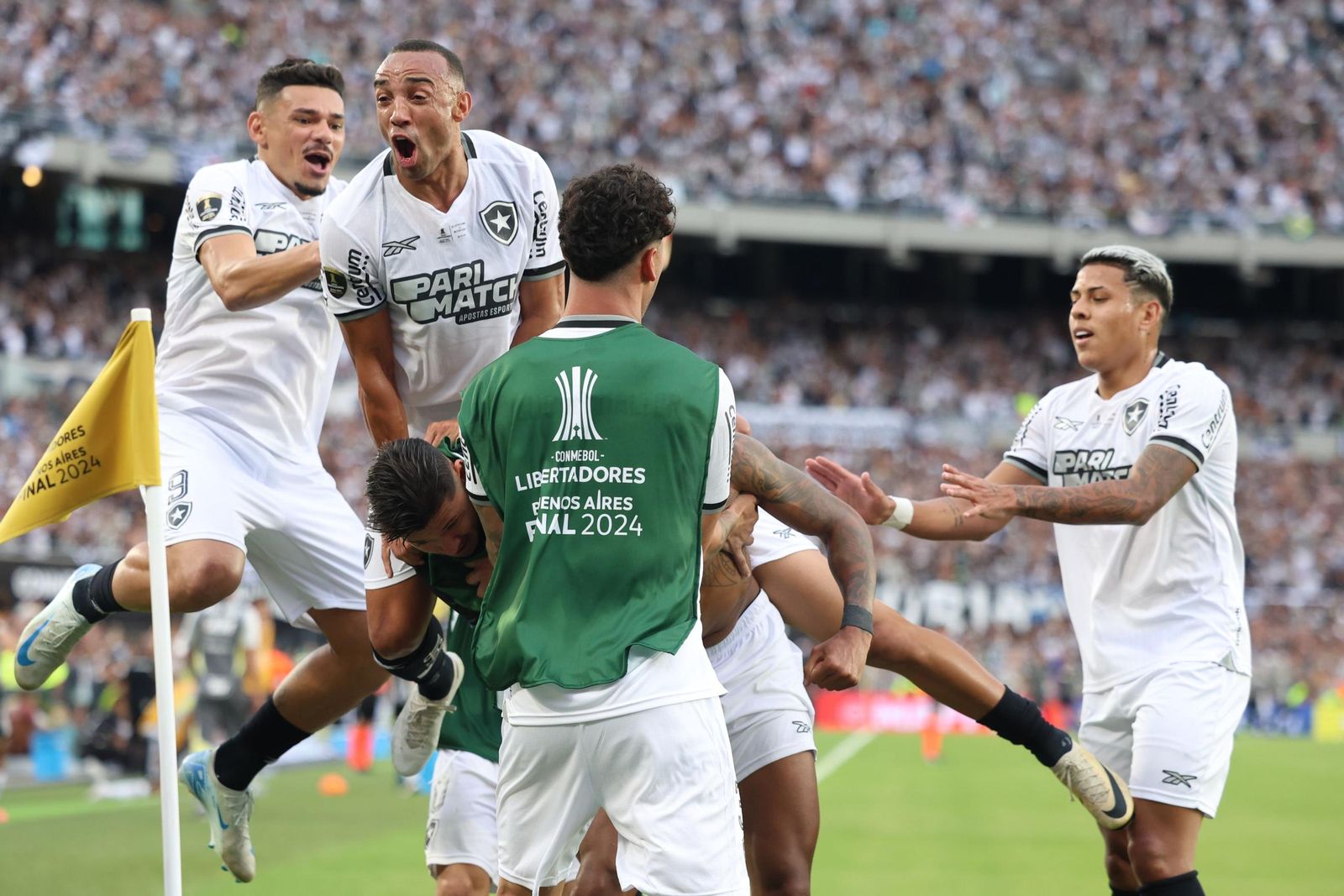 Las fotos de una final de la Libertadores histórica; Botafogo, campeón con 10, ante Atlético Mineiro
