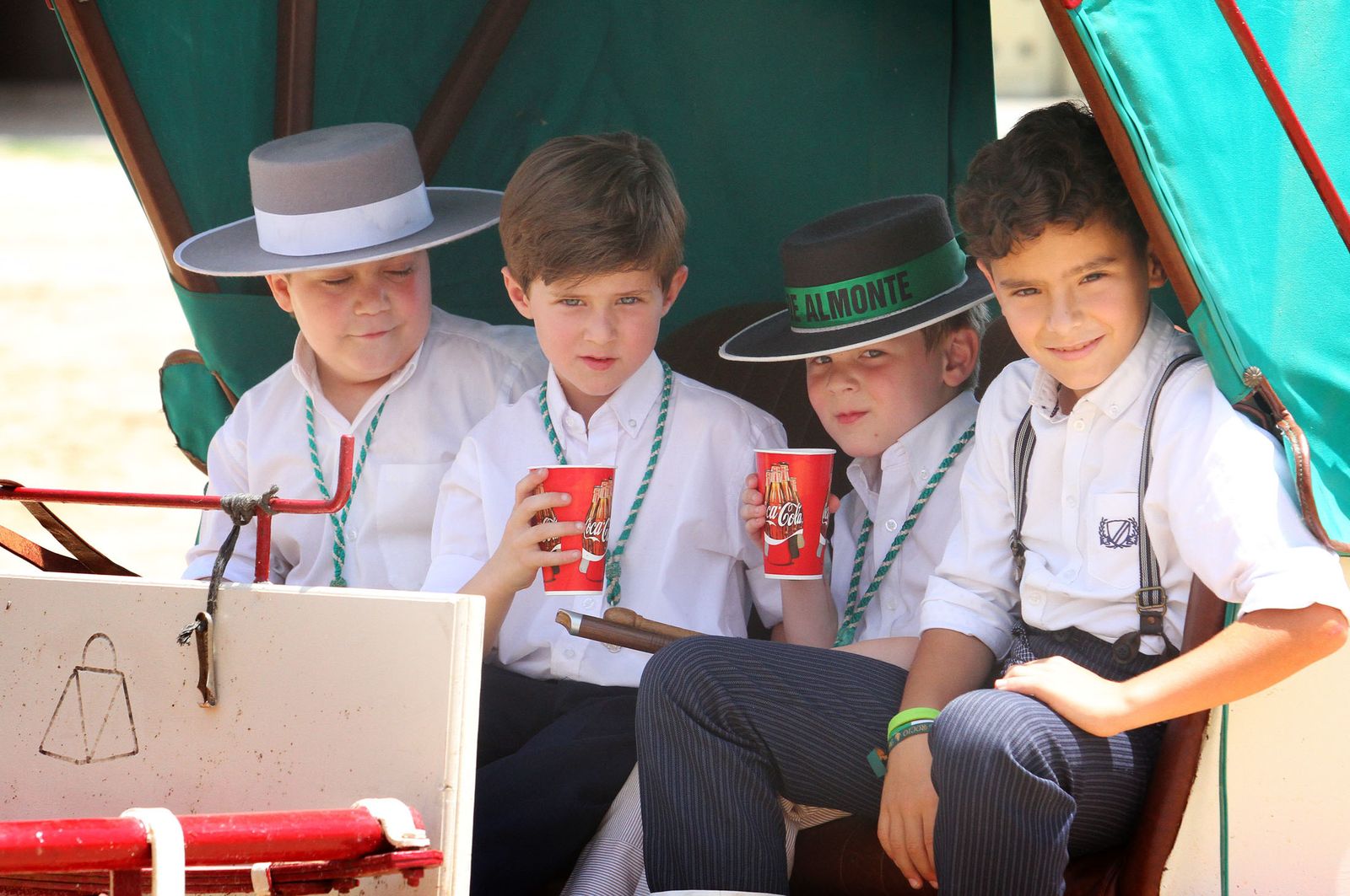 Ambiente en la aldea del Rocío.