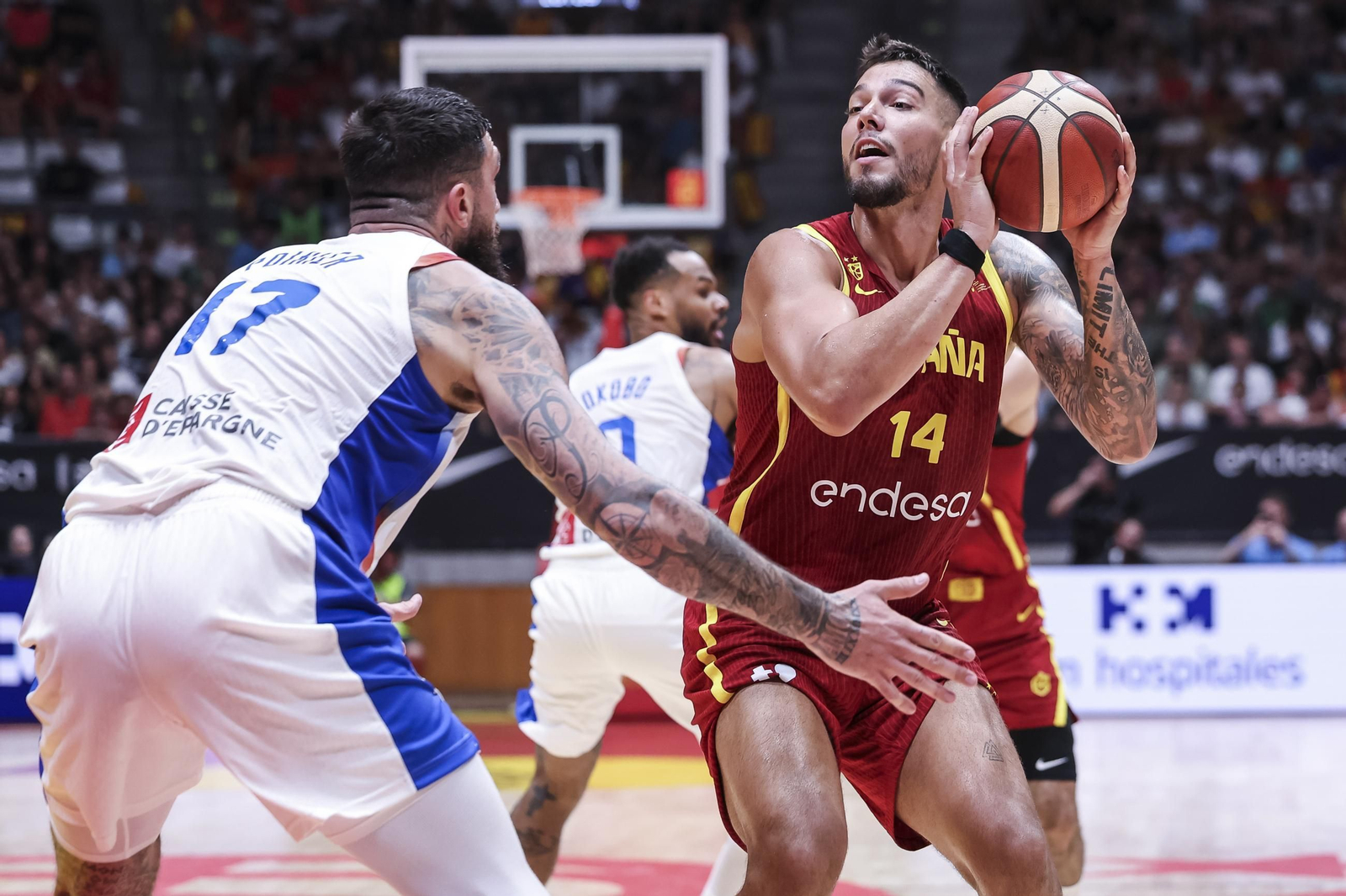 Las fotos del España - Francia de baloncesto