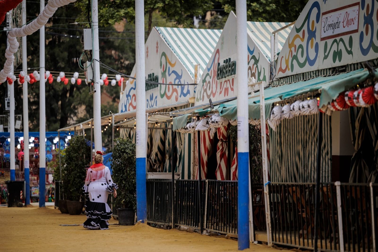 Una imagen de la Feria de Primavera, en la jornada del lunes.