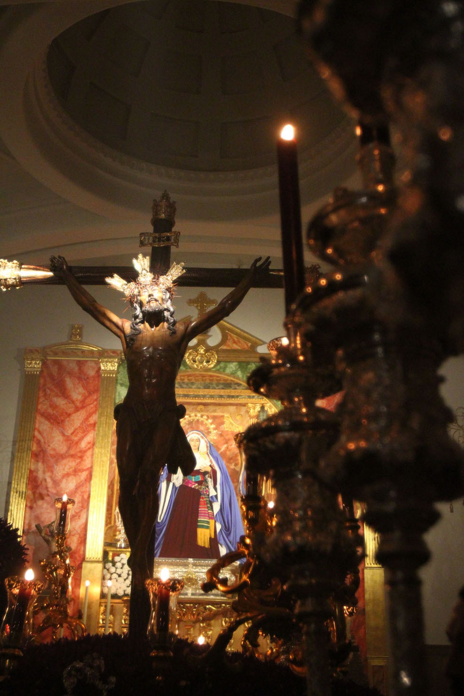 El Cristo de la Expiración preside el Vía Crucis del Consejo de Hermandades