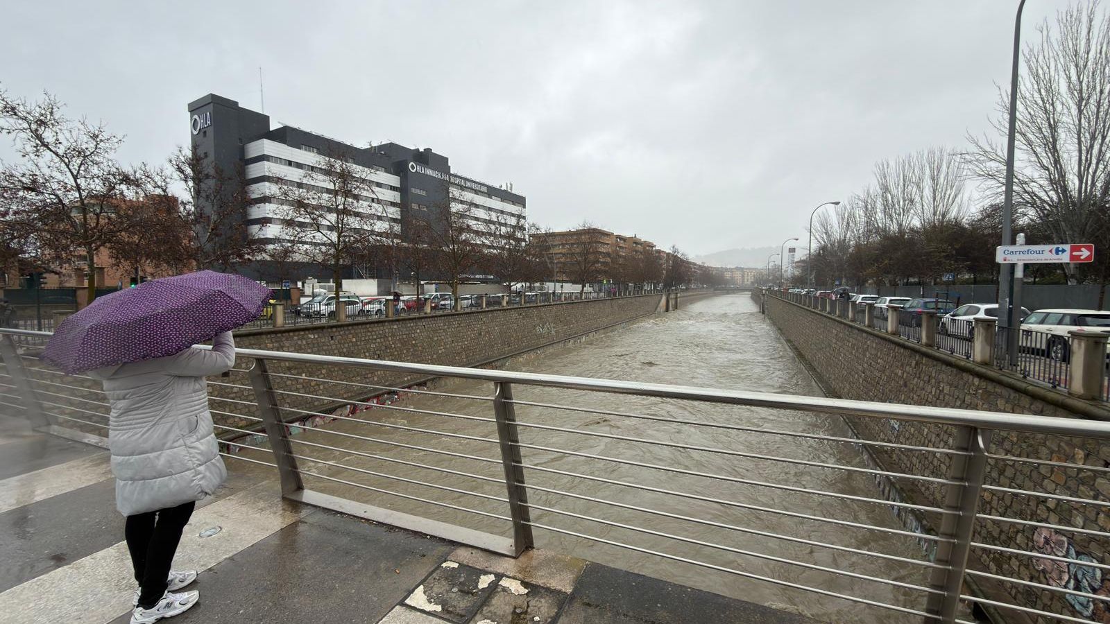 El Genil, a la altura de la compuerta de La Inmaculada