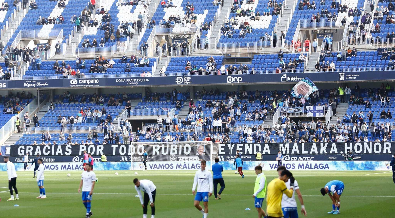 Las fotos del Málaga CF-Huesca