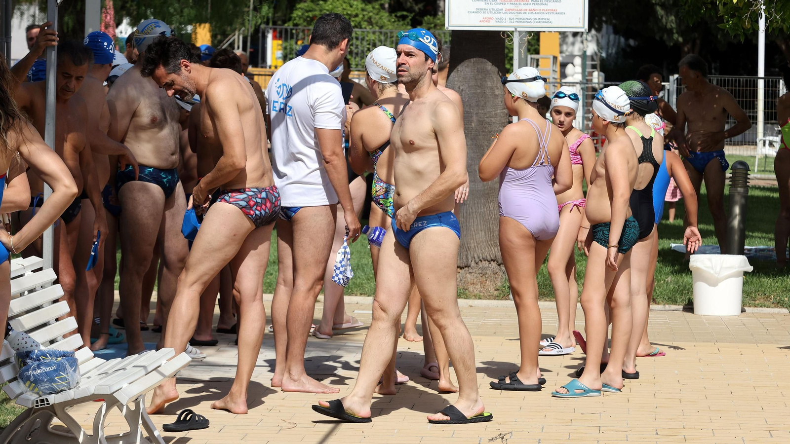 Imágenes del 55 aniversario de la Natación en Jerez
