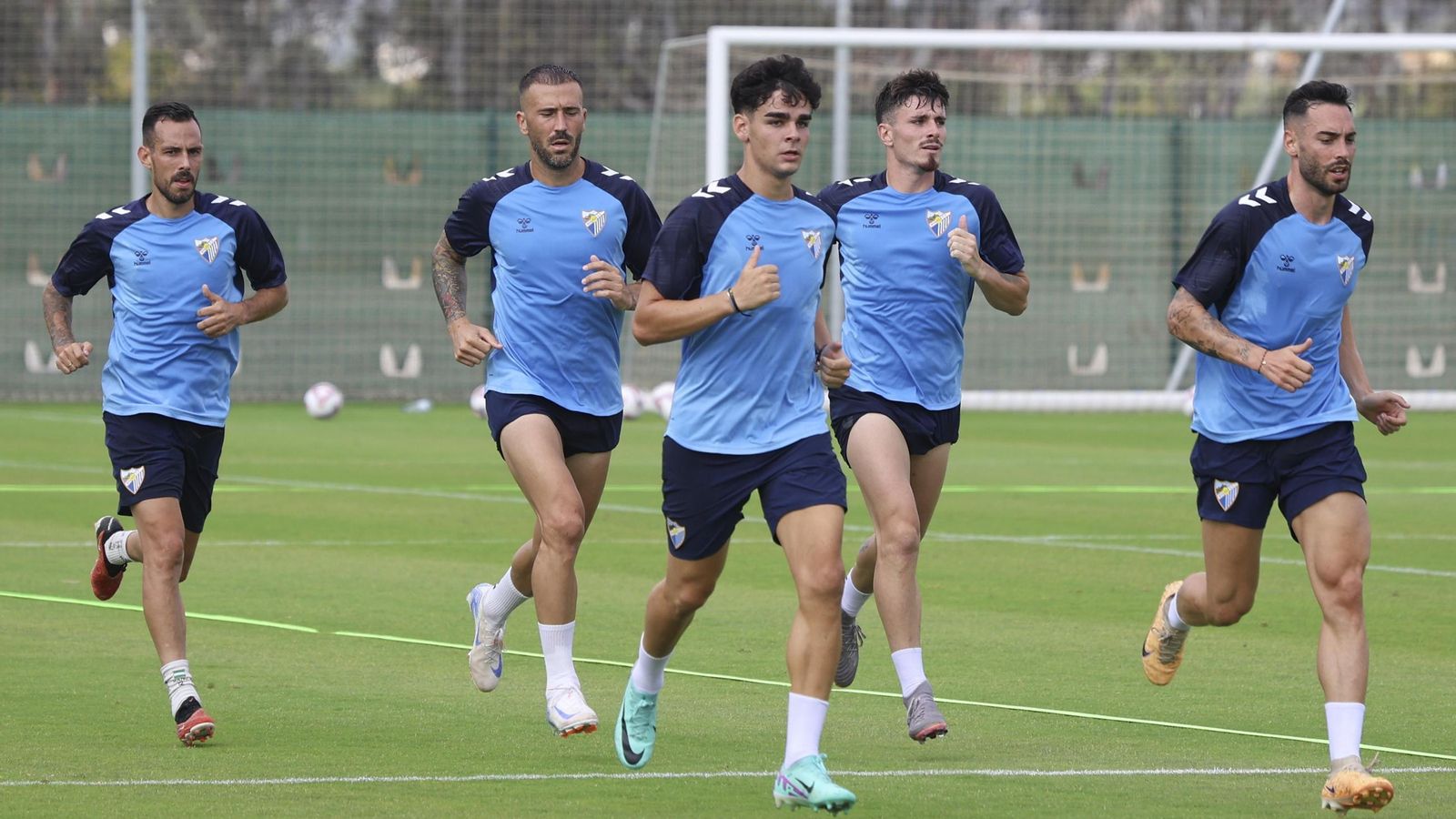 El Málaga CF prueba la Ciudad Deportiva de Arraijanal