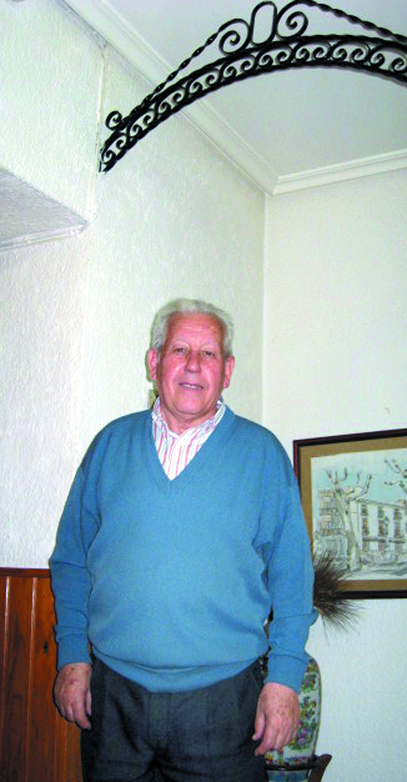 José Víctor Martínez en el interior de La Sociedad, en una fotografía de archivo.