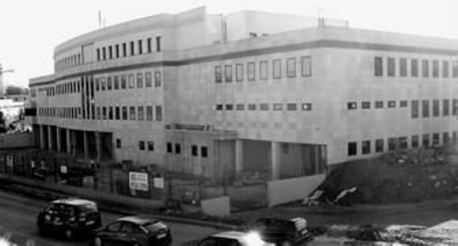 Nueva sede judicial de Ronda, aún sin terminar.