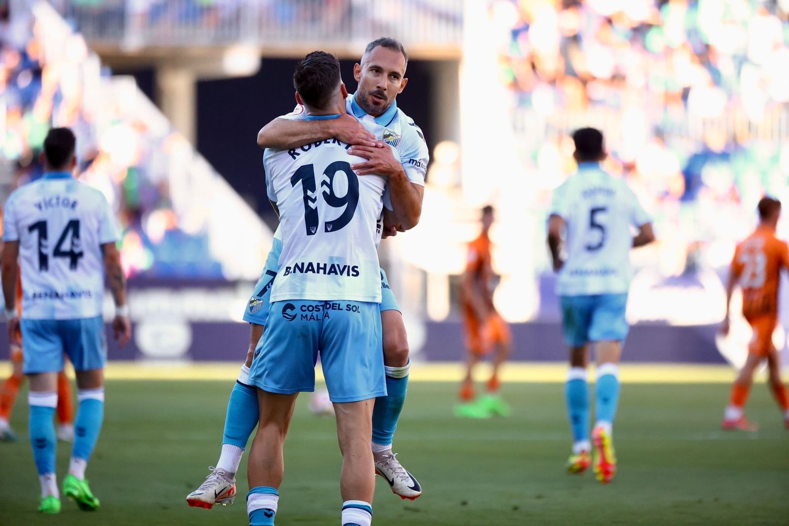 El Málaga CF - Antequera, en fotos