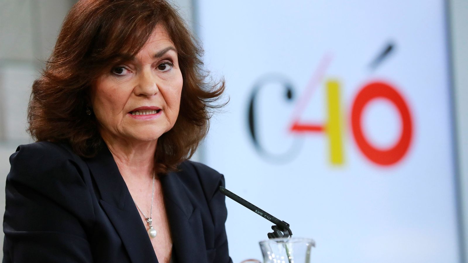 Carmen Calvo, vicepresidenta del Gobierno.