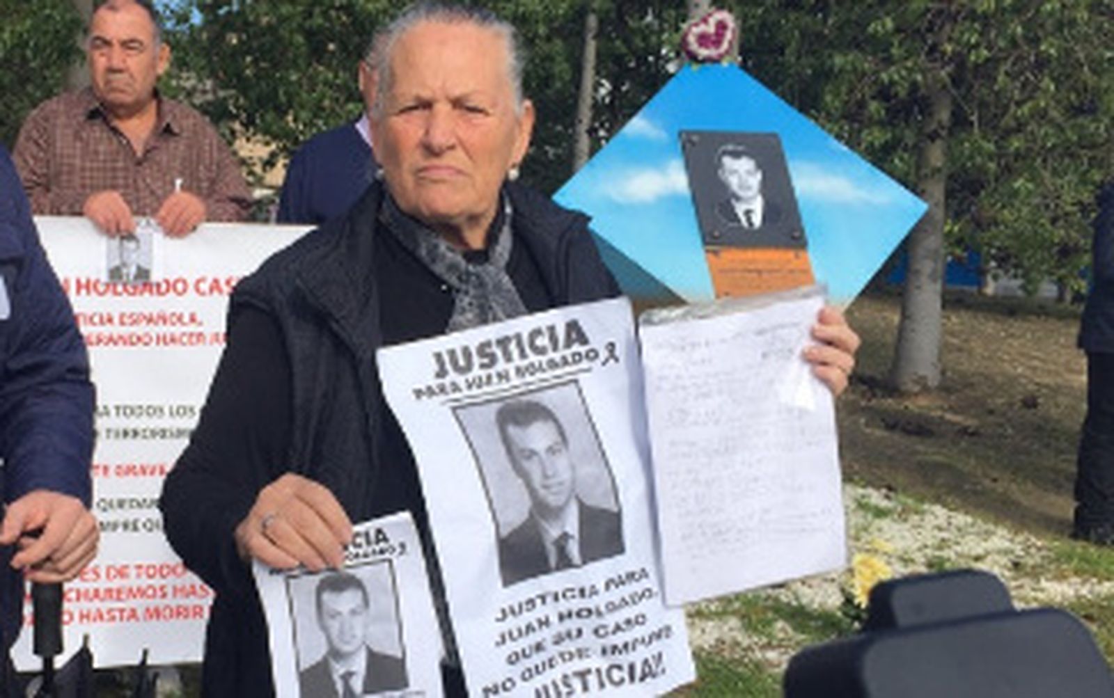 Antonia Castro, durante el homenaje