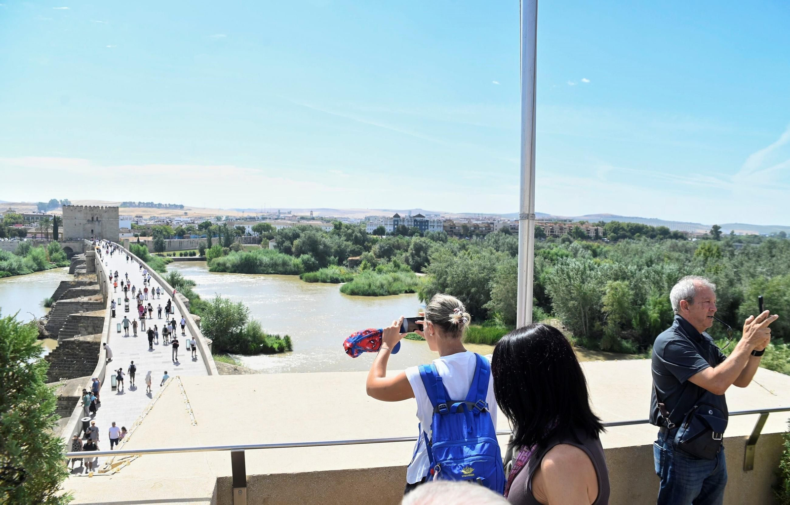 Las imágenes de las nuevas vistas de Córdoba desde el mirador de la Puerte del Puente