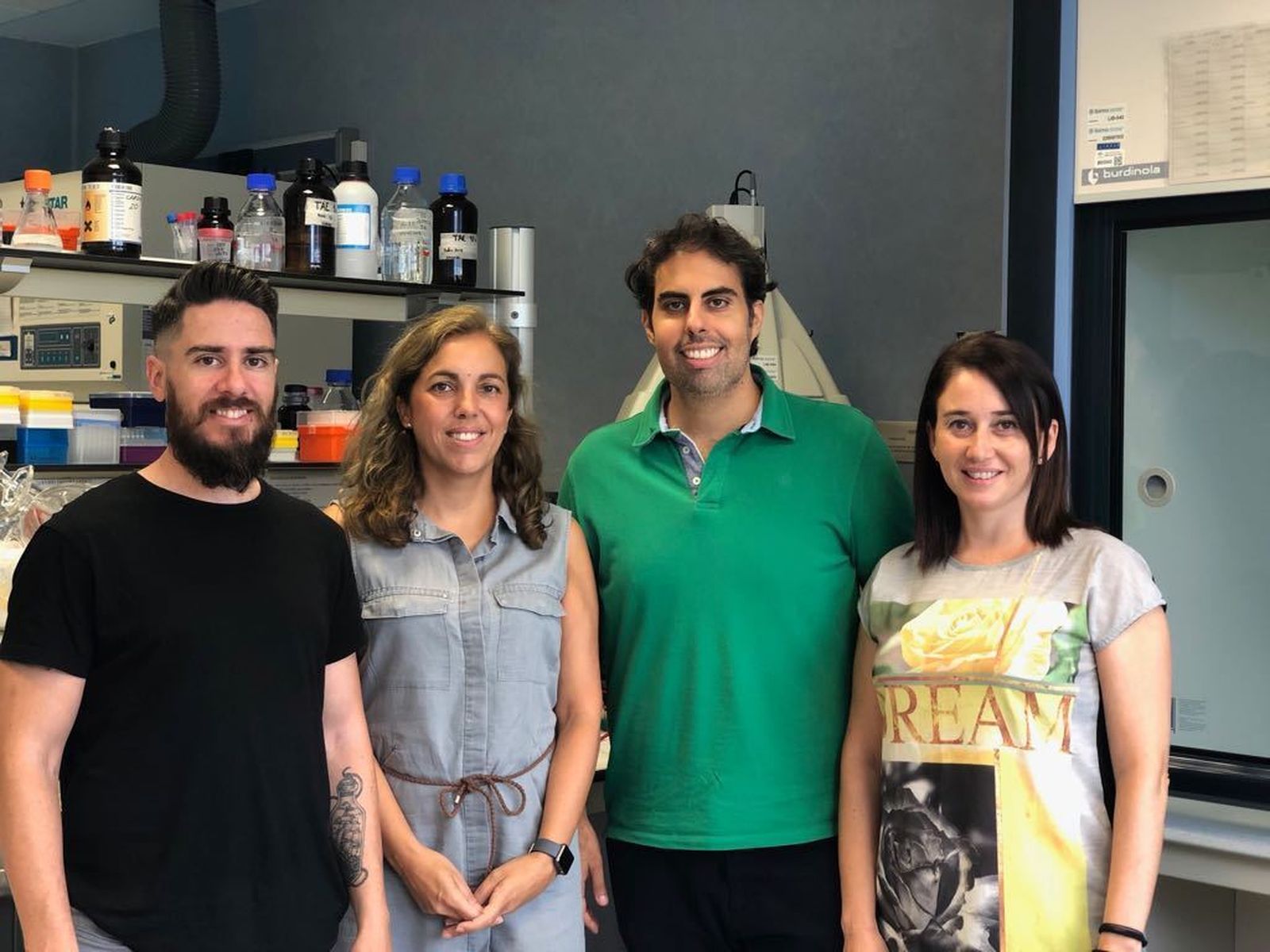 Los investigadores participantes en el estudio.