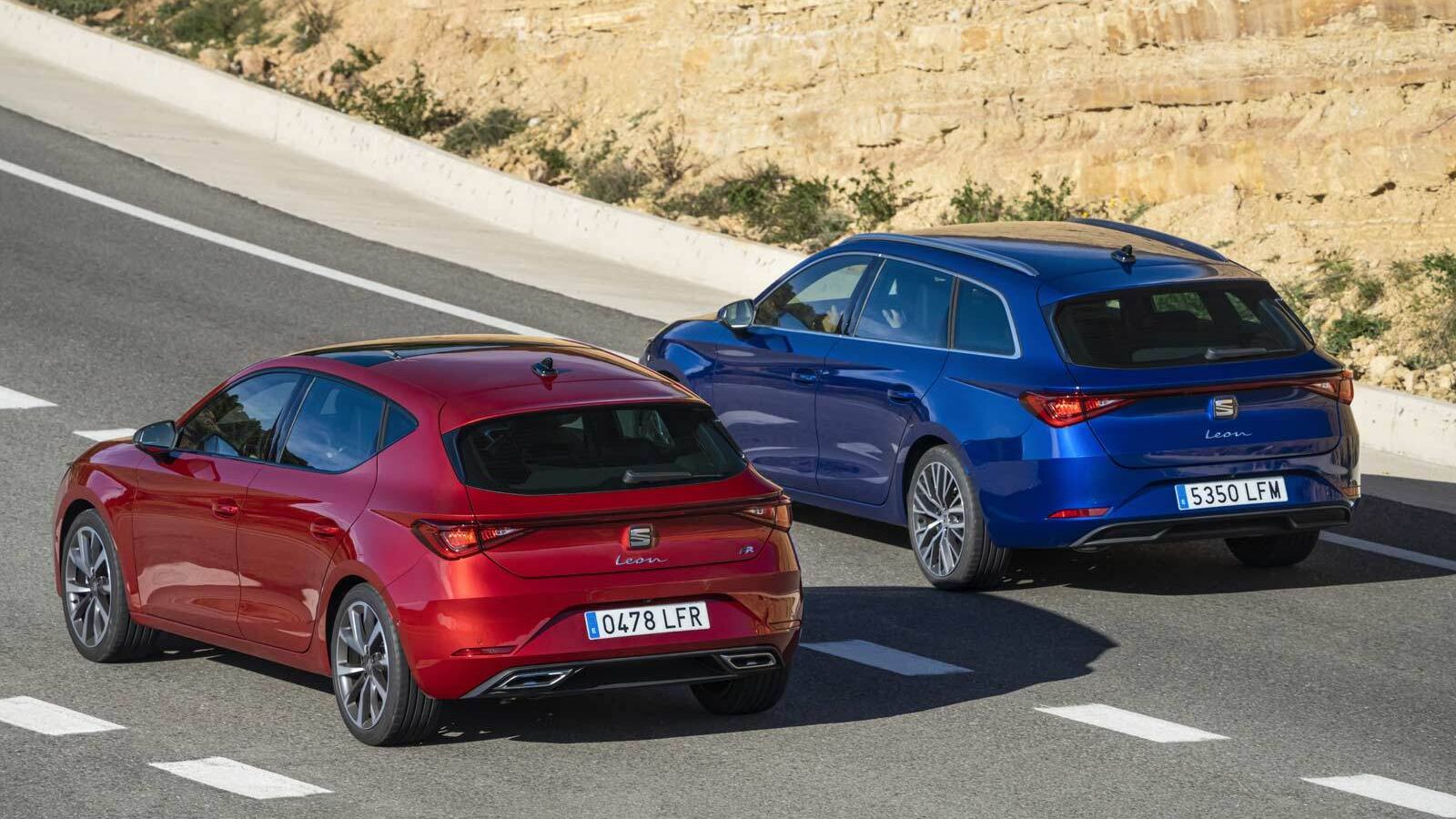 El nuevo SEAT León está disponible con carrocería de cinco puertas y con versión familiar llamada Sportstourer.