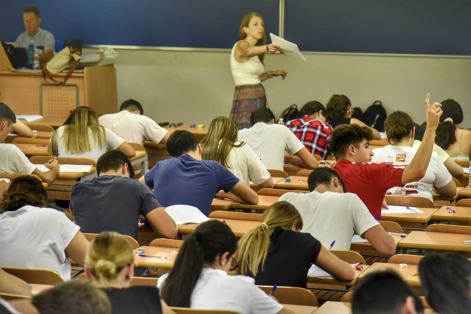 Primer día de las pruebas de acceso a la Universidad (PEvAU)