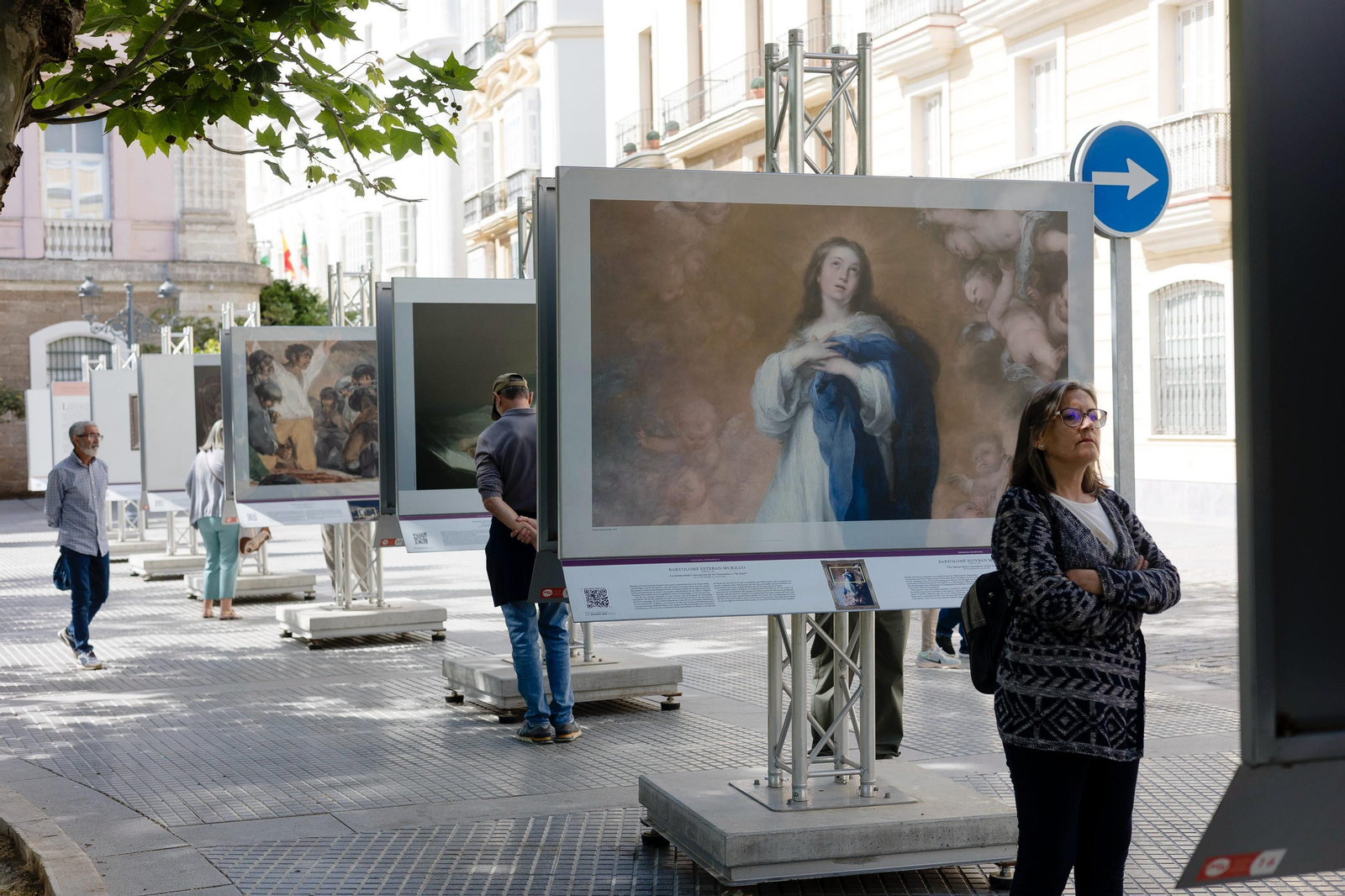 La inauguración de la exposición 'El Prado en las calles' en Cádiz