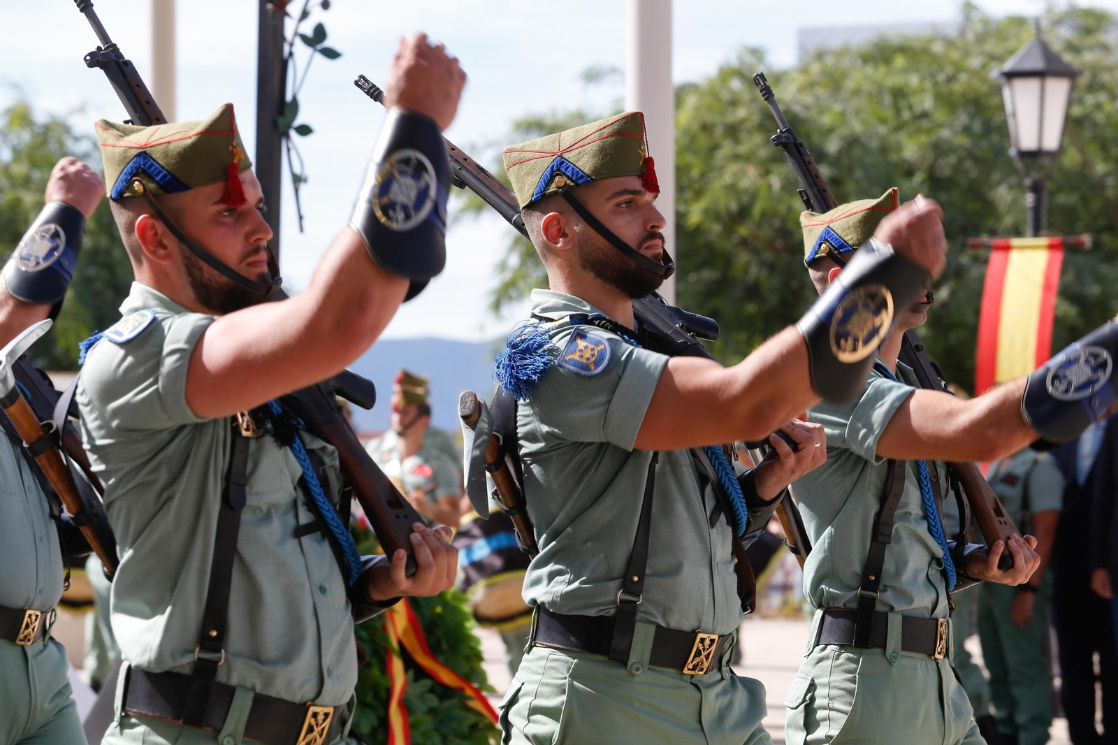 San Roque homenajea al Regimiento Pavía en su 30 aniversario, en imágenes