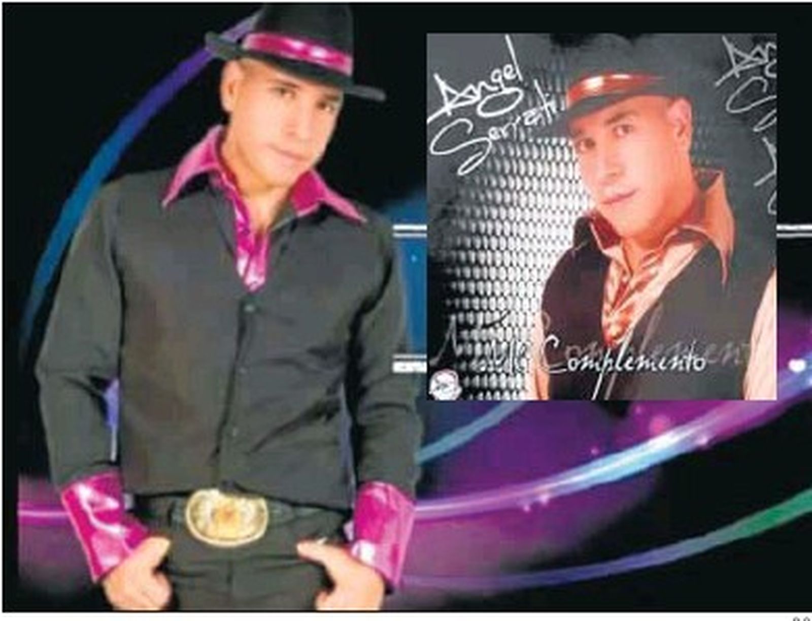 Imagen promocional de Ángel Serrati en 2010