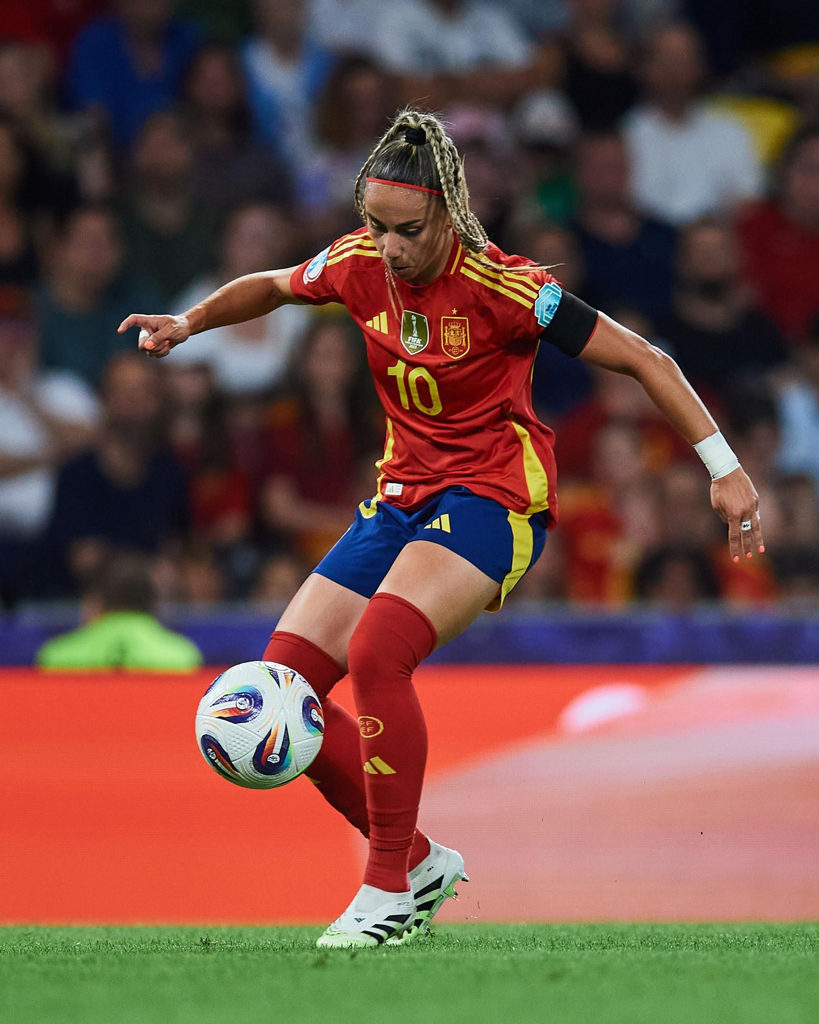 Las fotos del España - Portugal en la Eurocopa femenina