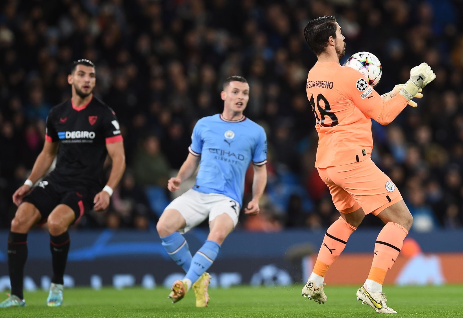 Las fotos del Manchester City-Sevilla de Champions