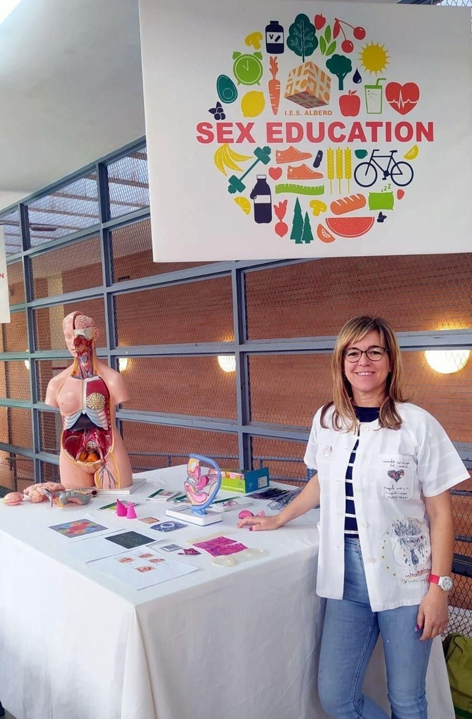 Actividad de una enfermera referente escolar en Alcalá.