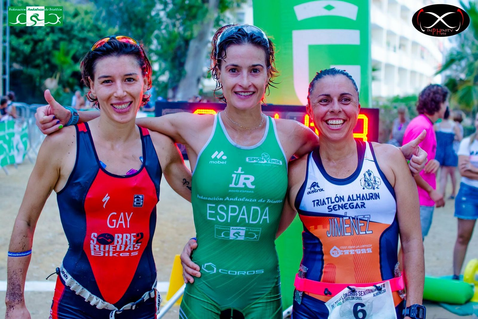 Beatriz González  en el Campeonato de Andalucía de Triatlón Cros
