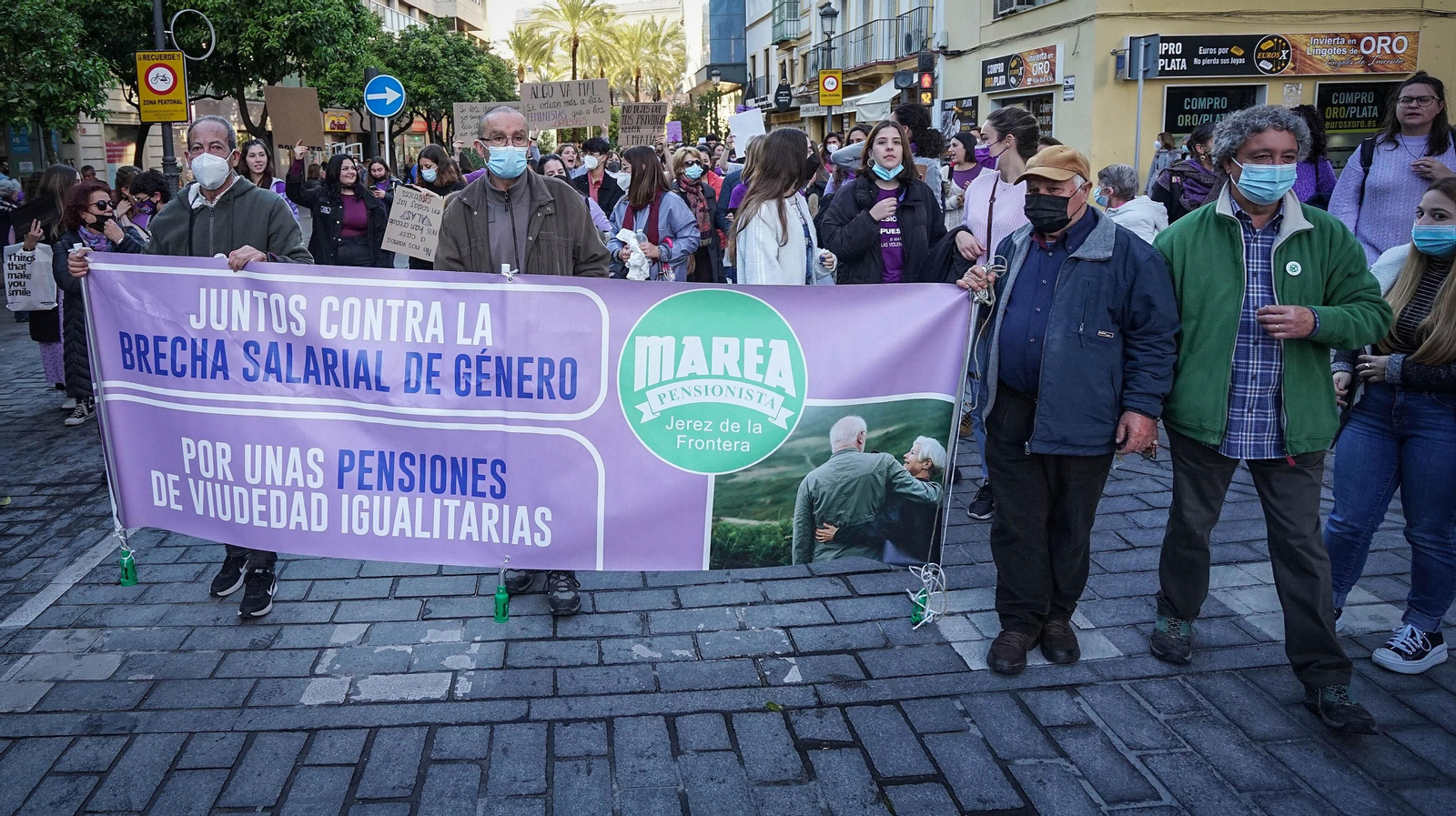 Así se vivió el 8M en Jerez