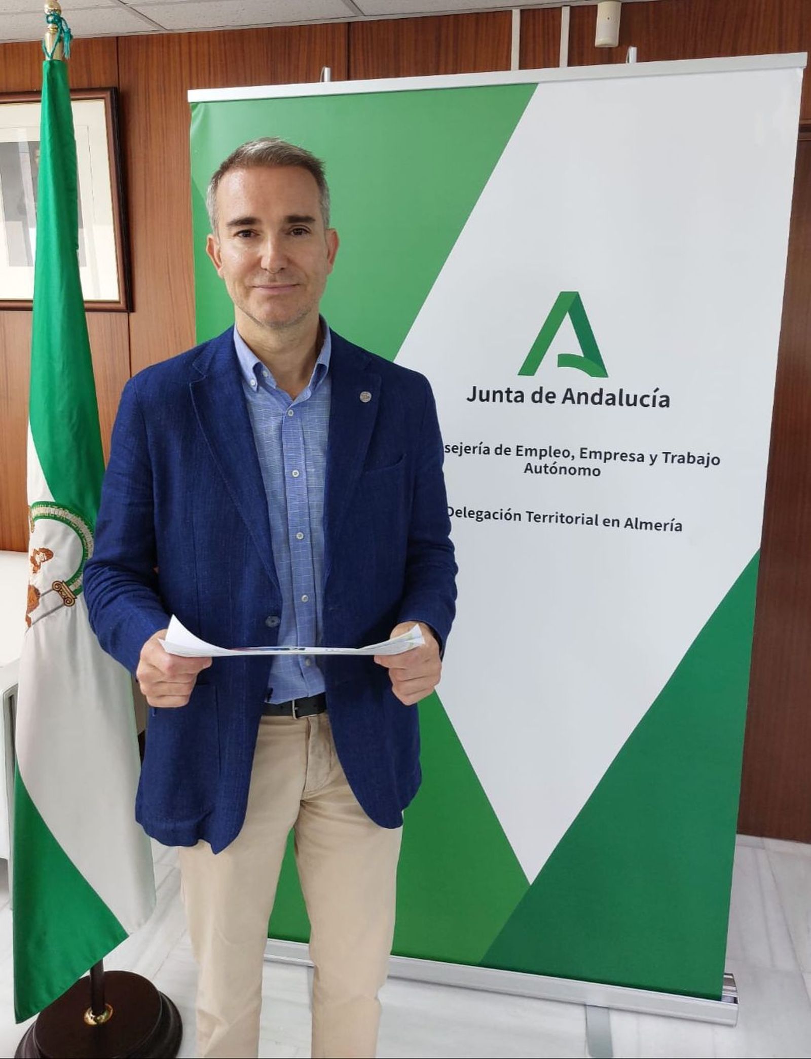 Amós Garcia Hueso, delegado Empleo.