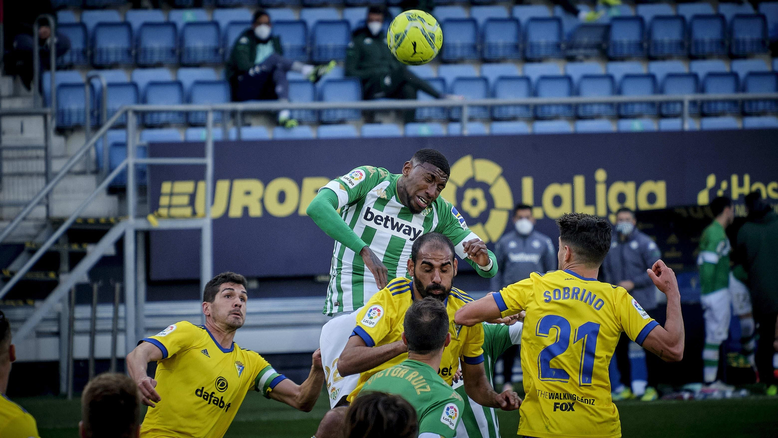 Partido Cádiz CF - Real Betis. Partido Cádiz CF - Real Betis.