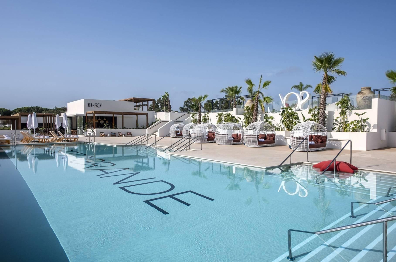 Instalaciones del hotel de lujo SO/ Sotogrande