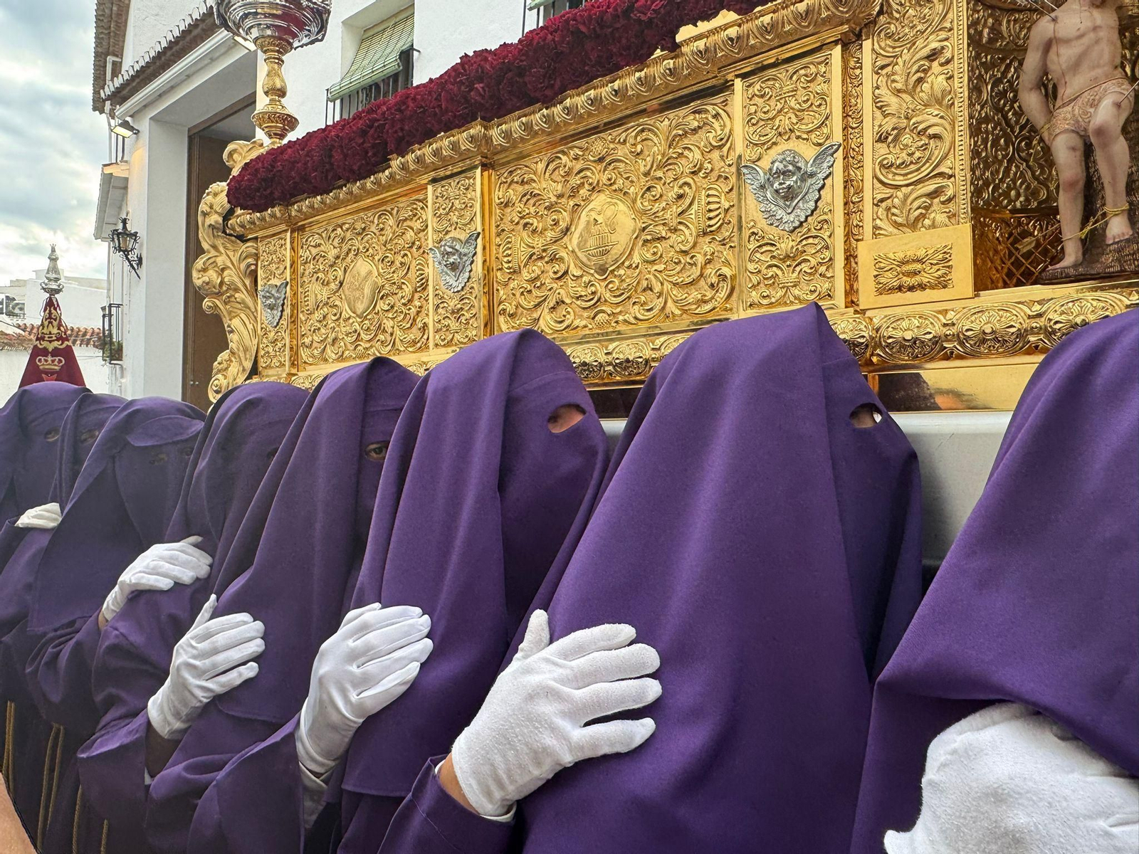El Nazareno el Jueves Santo en Mijas, en imágenes