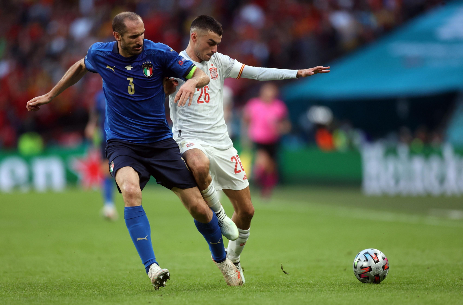 Las imágenes de la semifinal Italia-España de Eurocopa