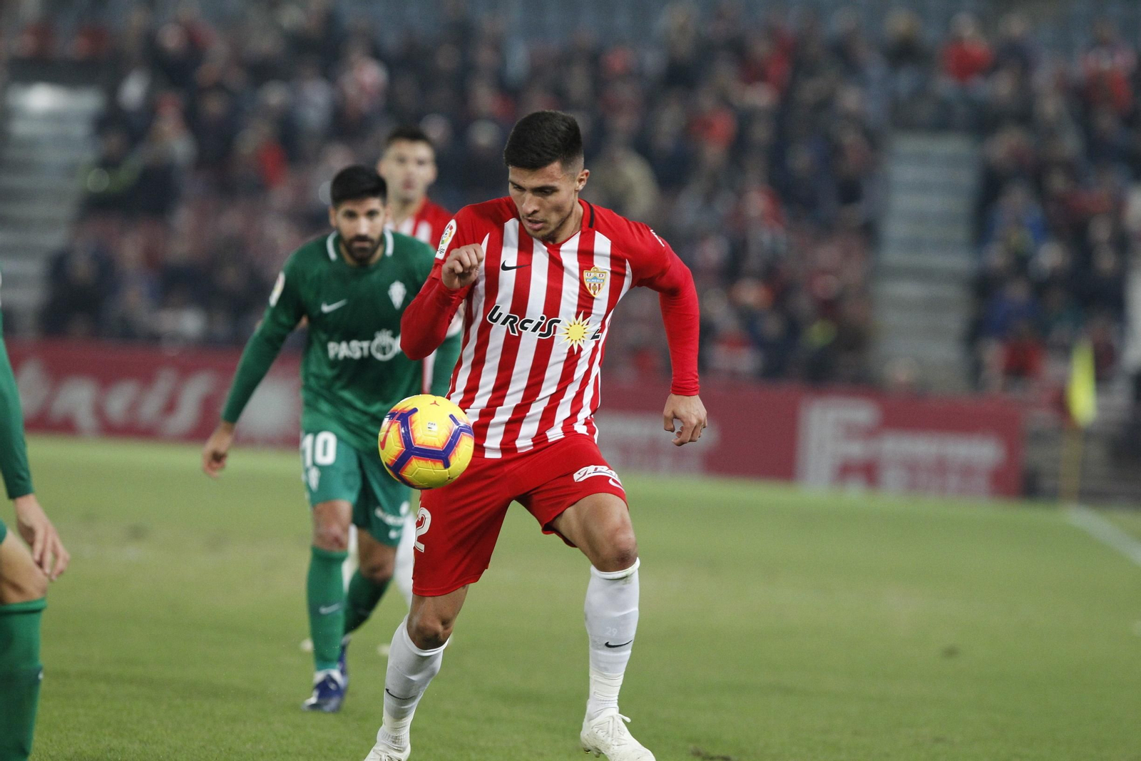 El UD Almería-Sporting de Gijón, en imágenes