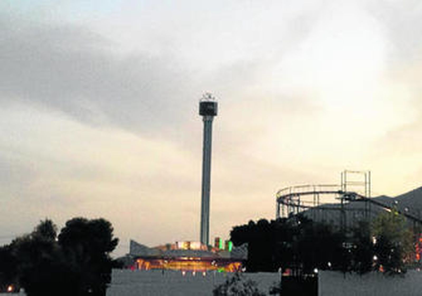 La atracción que sufrió el incidente.