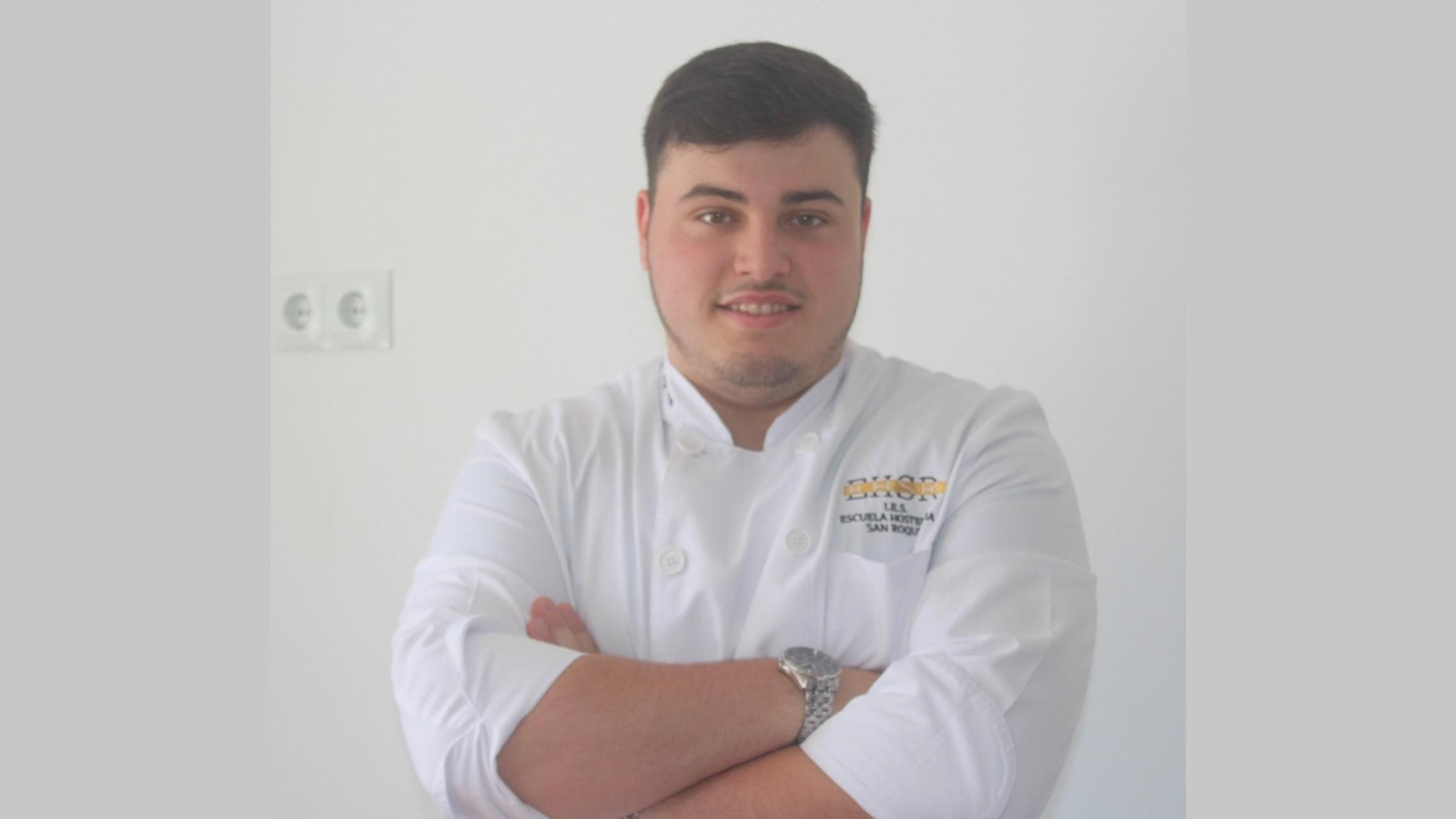 ngel Troya Espigares, estudiante de la Escuela de Hostelería de San Roque.
