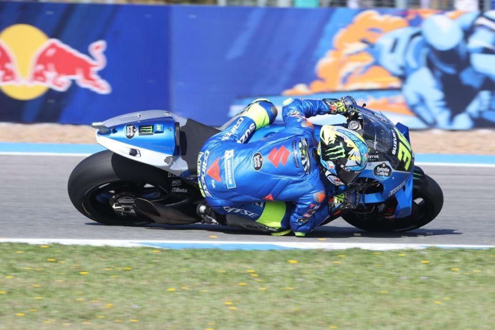 Joan Mir, rodando este pasado fin de semana en el Circuito de Jerez.