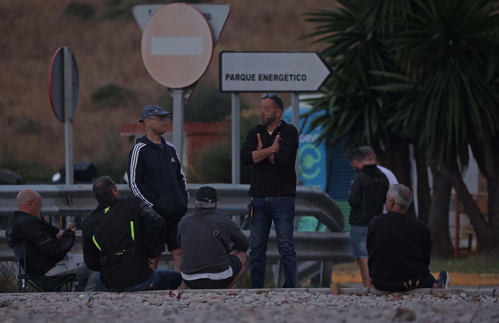 Fotos de la jornada del miércoles de la huelga del metal en el Campo de Gibraltar