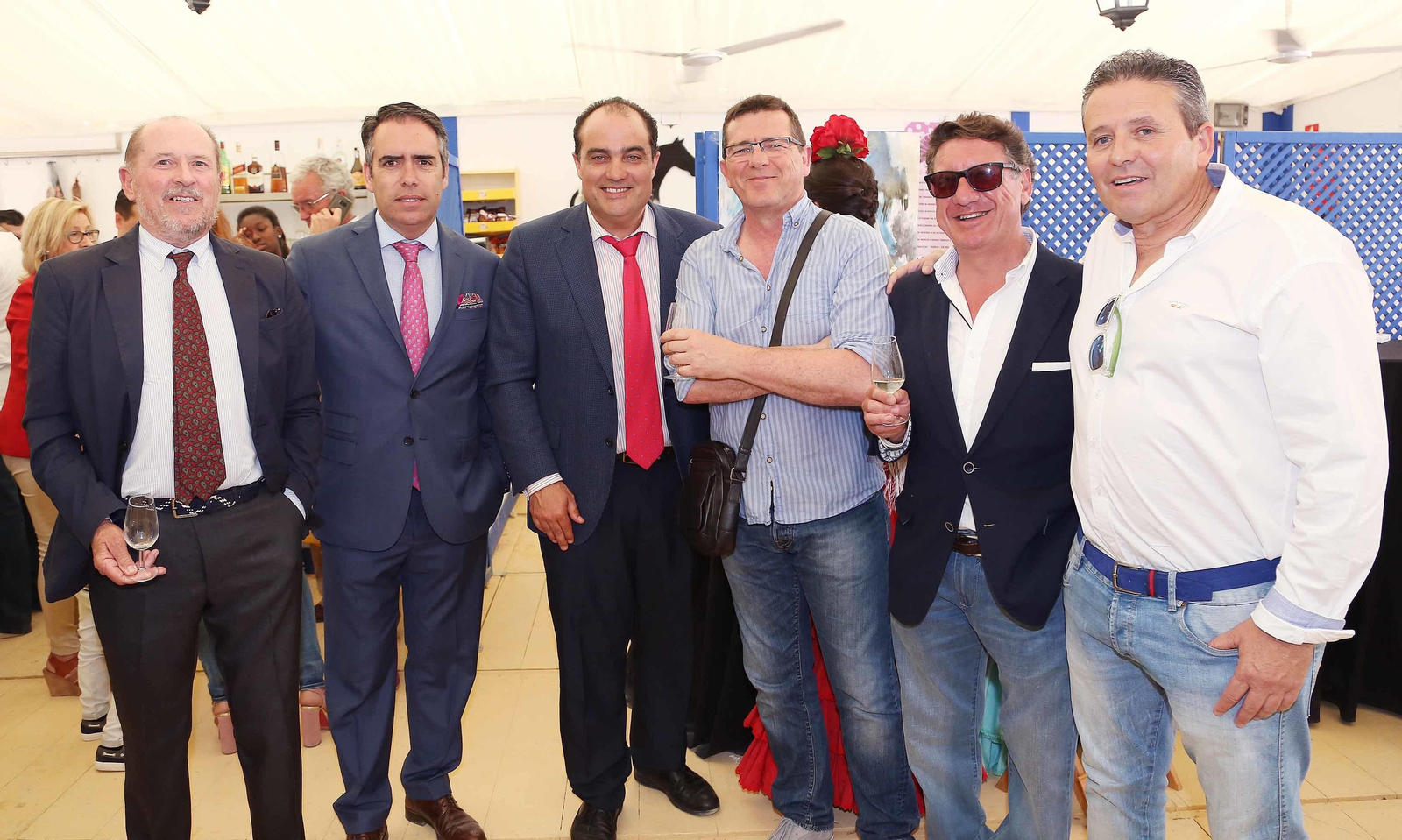 Ignacio Valdés, Rafael Navas, David Fernández, Isidro Santamaría, Manuel Pascual y Miguel Gallego.