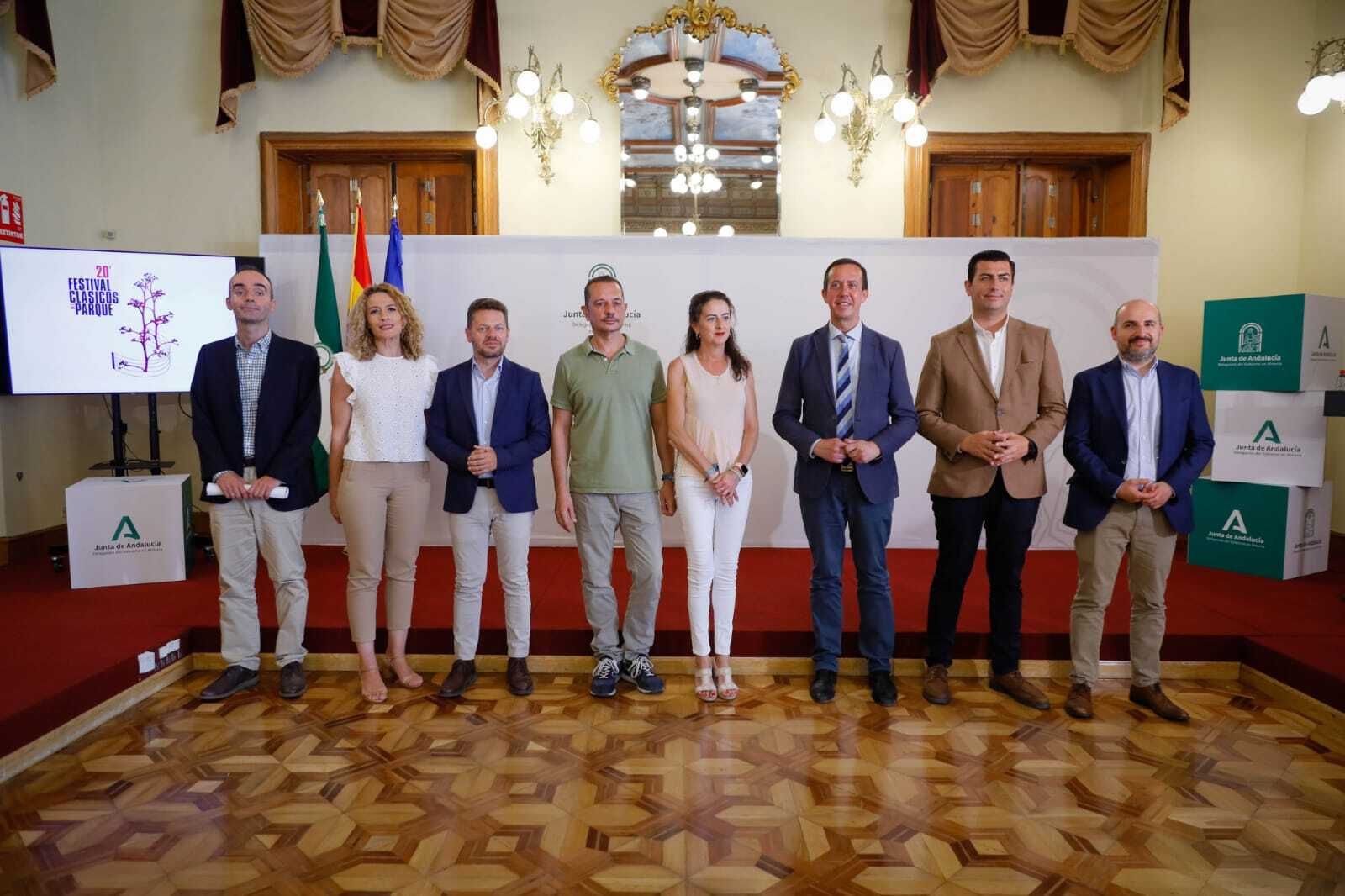 Manuel de la Torre, María Jesús López, José Ángel Vélez, Javier Rovira, Aránzazu Martín, José María Martín, José Francisco Garrido y Francisco Álvarez.