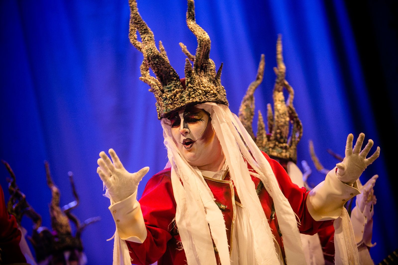 La comparsa "El último Dios"