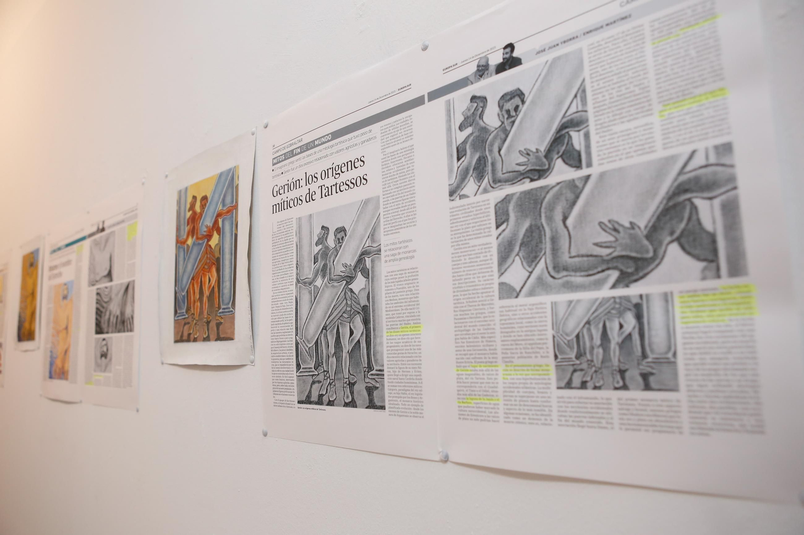 Fotos de la inauguración de la exposición Mitos del fin de un mundo en Algeciras