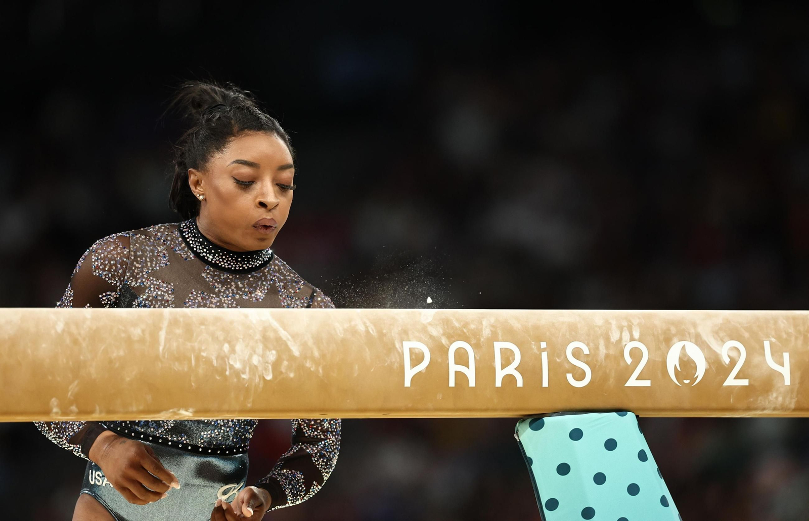 Las fotos de la primera actuación se Simone Biles en los Juegos Olímpicos de París