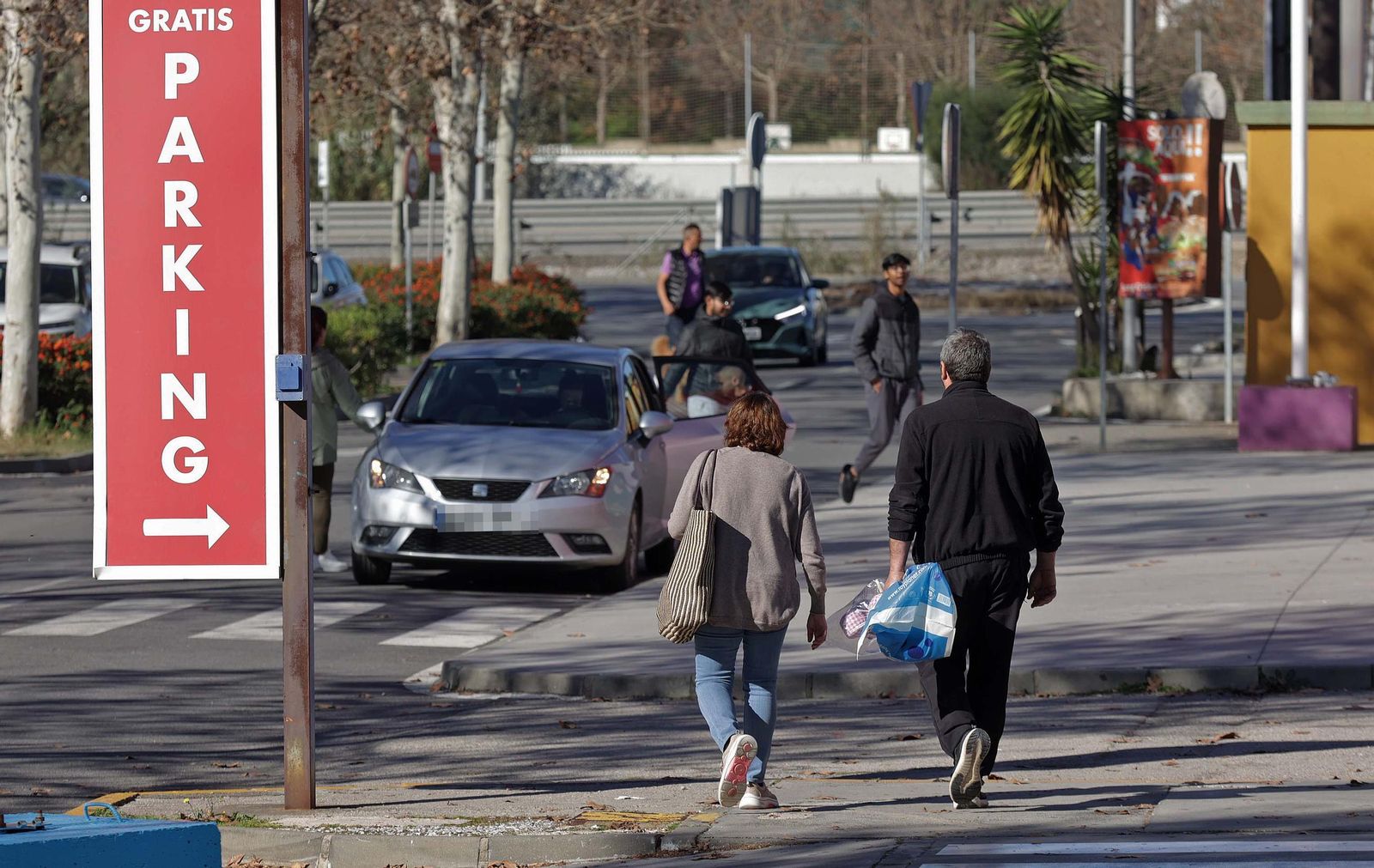 Fotos de compras navideñas en la comarca
