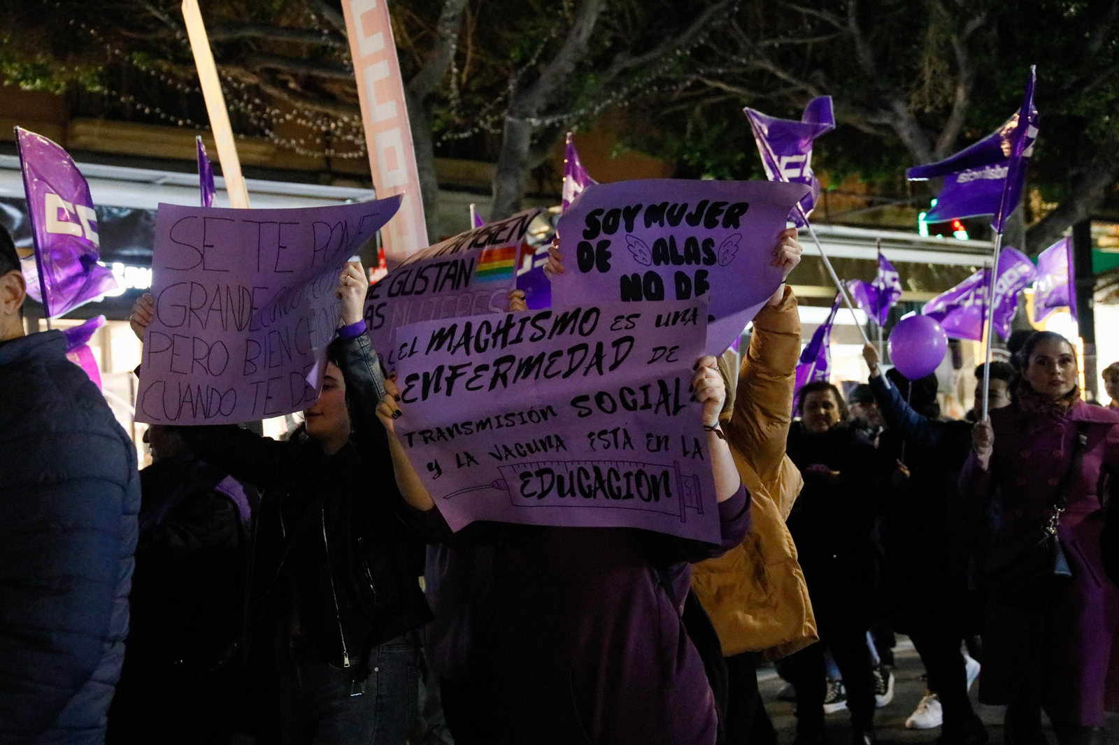 Galería de imágenes por el día de la mujer en Almería
