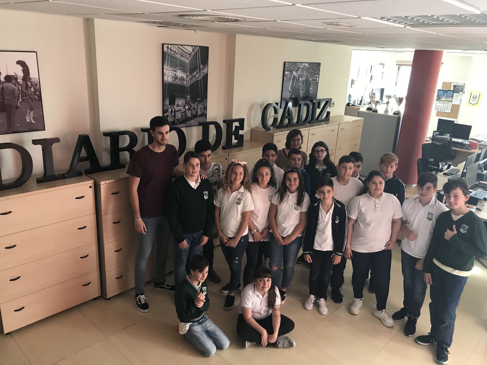 Visita al Diario CEIP Adolfo de Castro