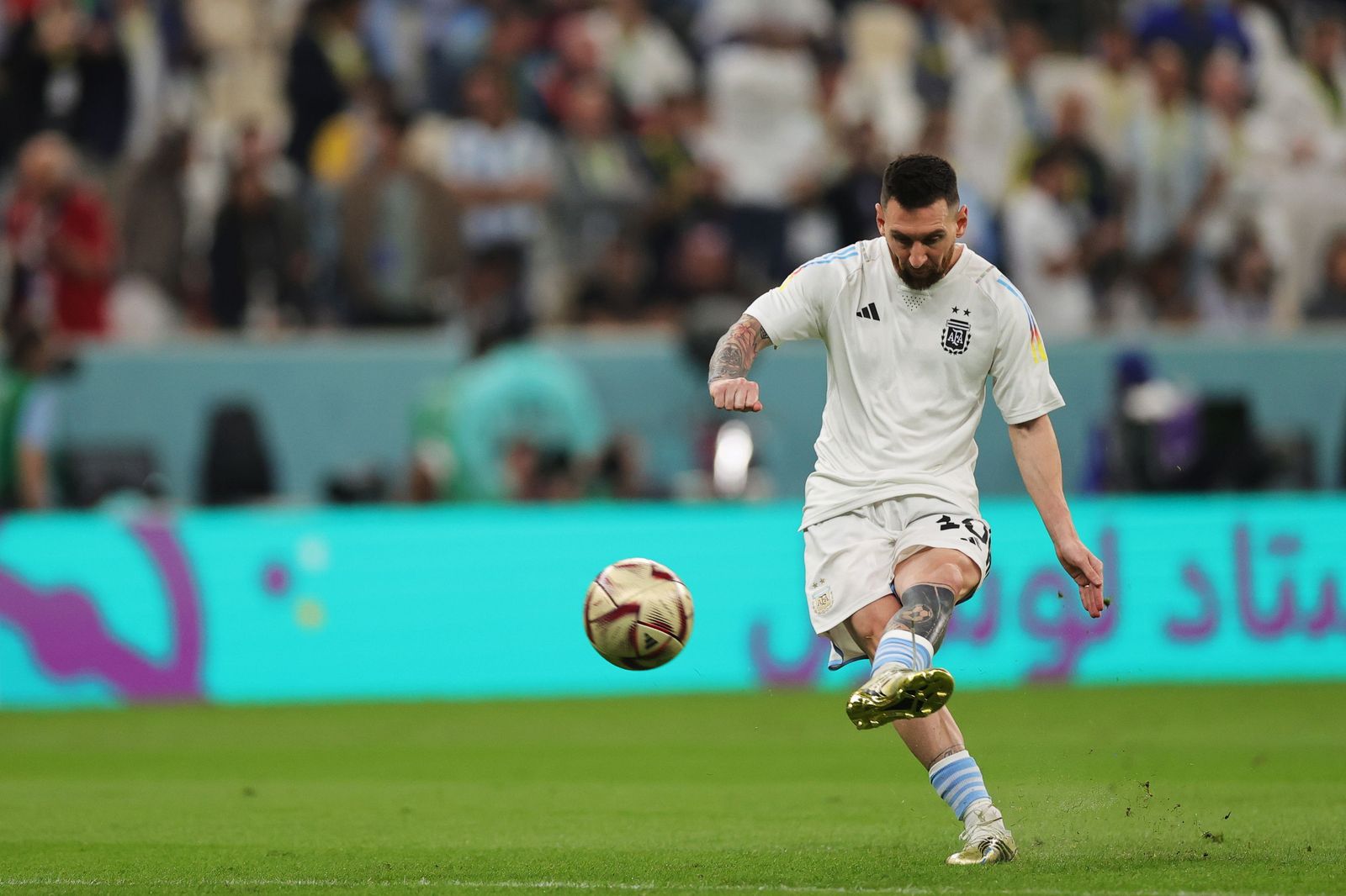 Las fotos de Messi contra Croacia