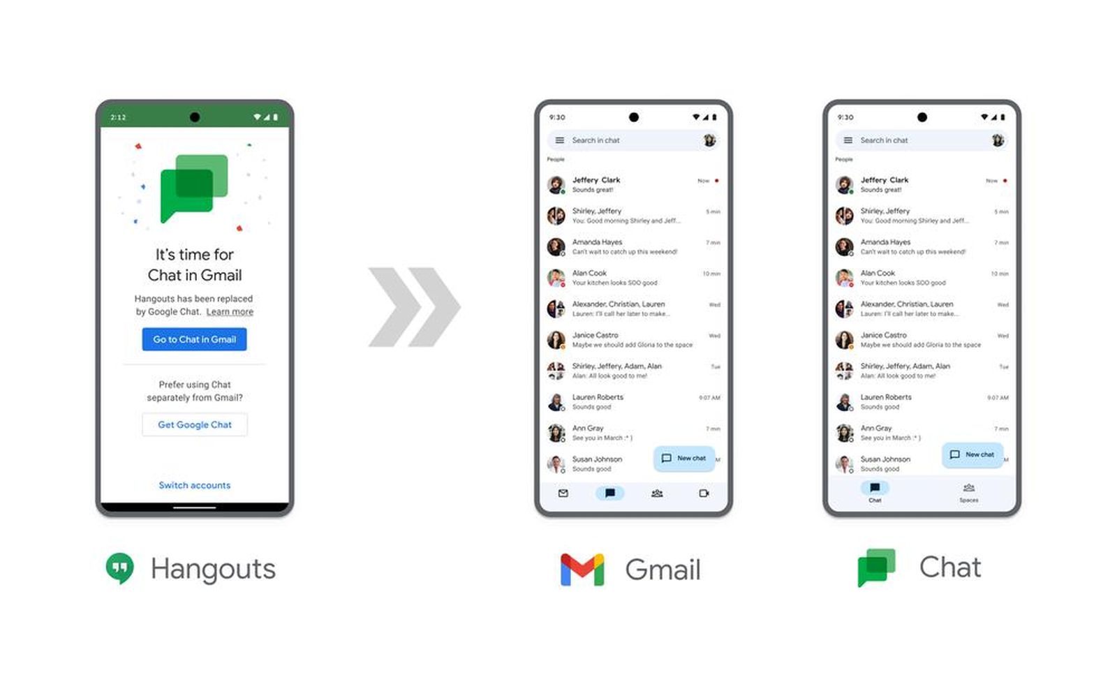 Google Hangouts cierra, pero Google Chat ocupará su lugar