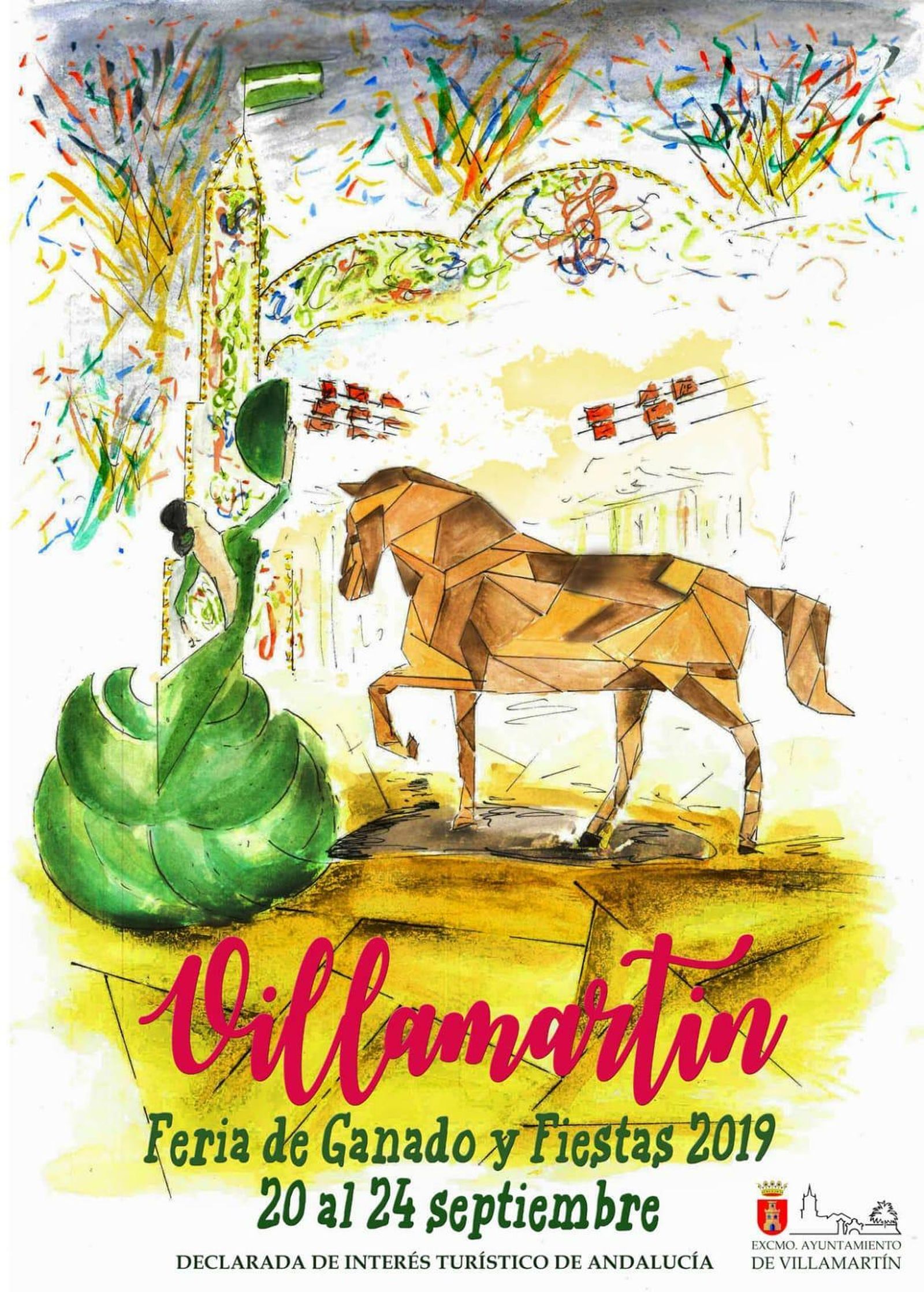 El cartel anunciador de las fiestas locales.