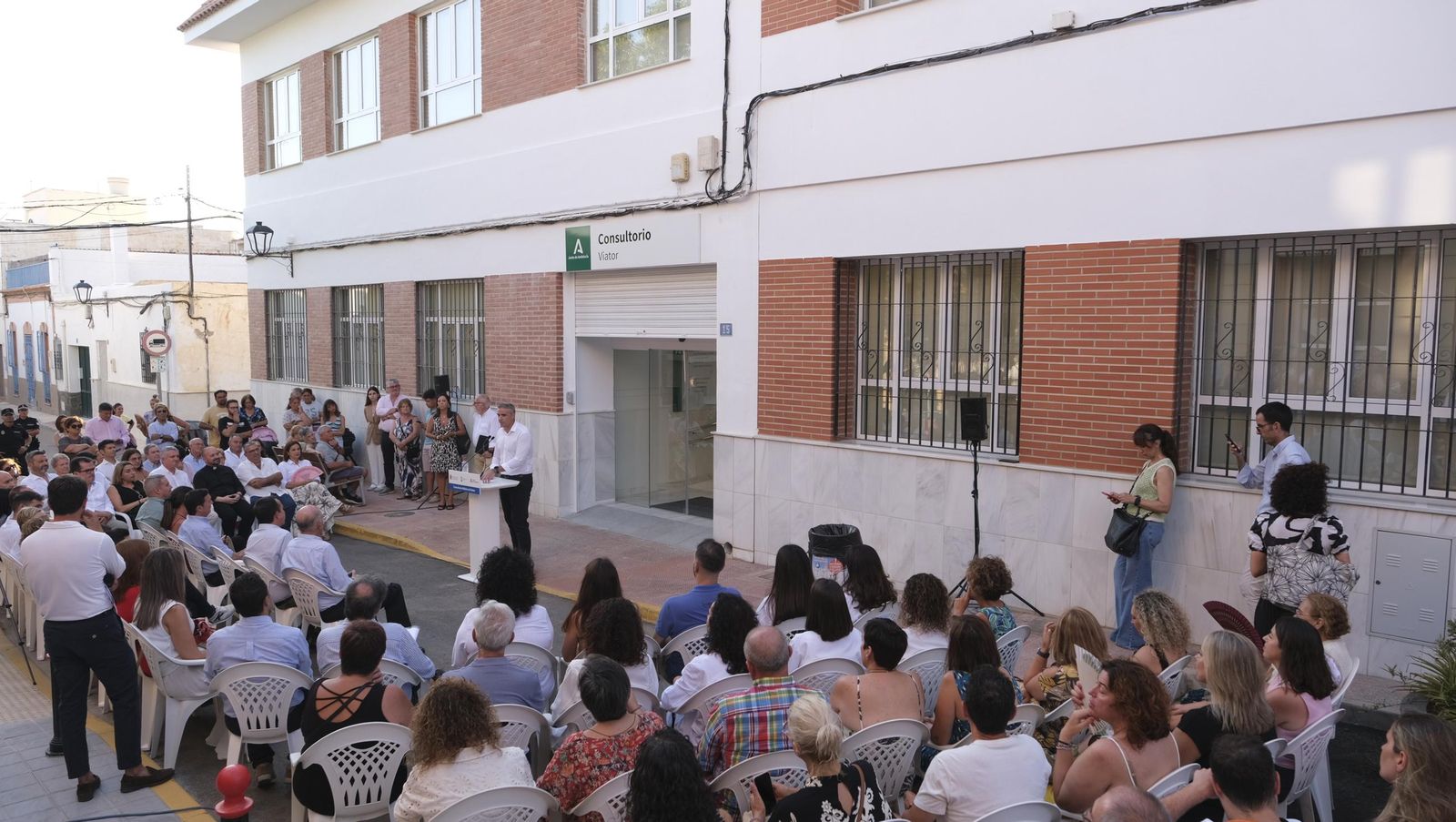 Inauguración del nuevo Centro de Salud de Viator, en imágenes