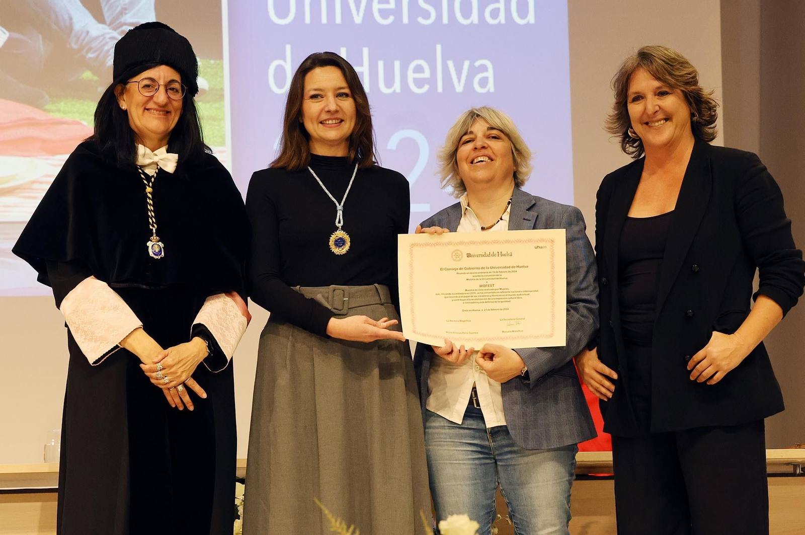Imágenes del acto de conmemoración del Día de la Universidad de Huelva